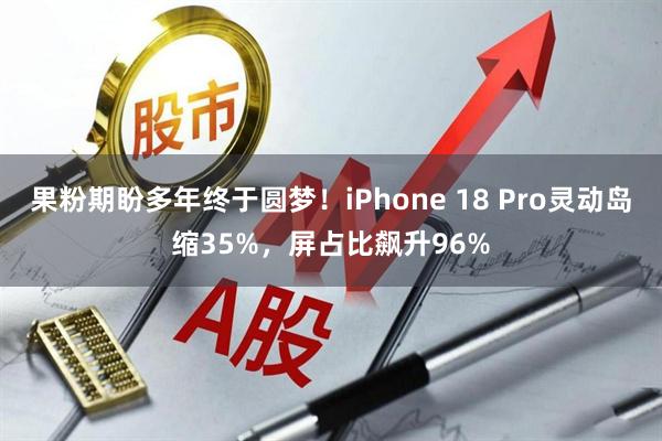 果粉期盼多年终于圆梦!iPhone 18 Pro灵动岛缩35%,屏占比飙升96%